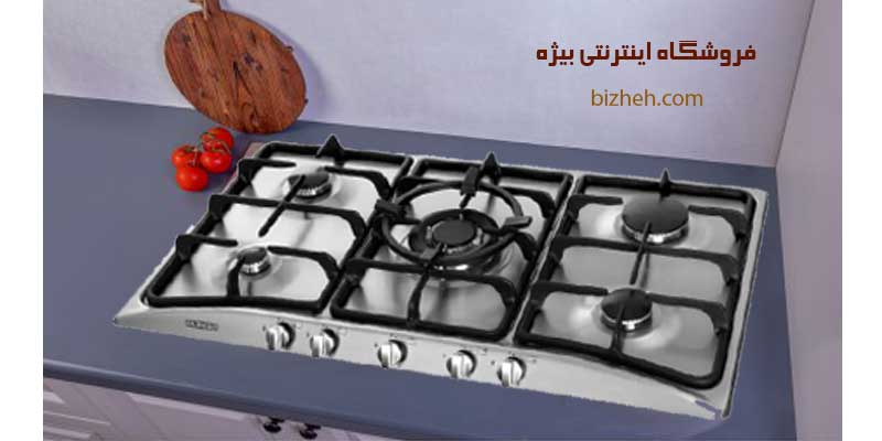 اجاق گاز آشپزخانه توکار استیل البرز s5906