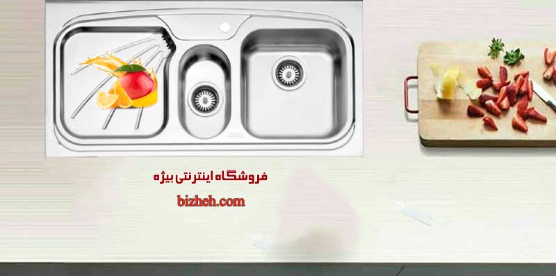 سینک روکار آشپزخانه استیل البرز 610-60