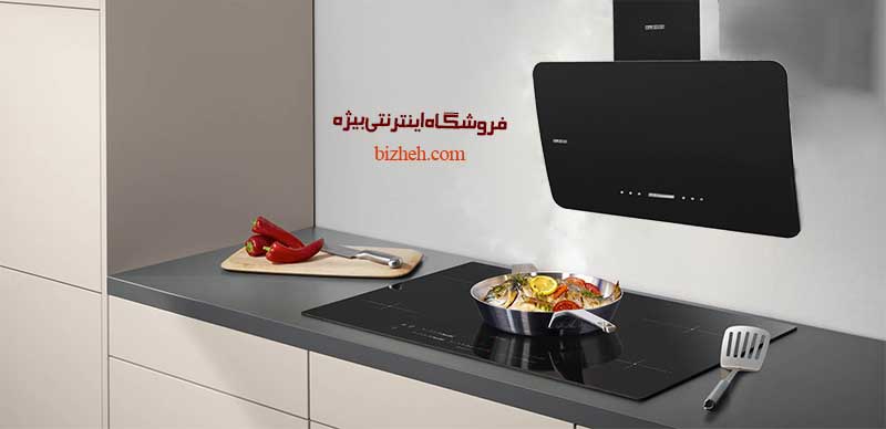هود مشکی آشپزخانه استیل البرز sa-463